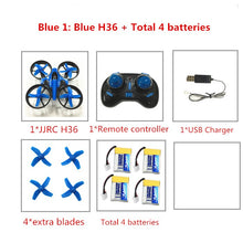 Newest Mini Drone JJRC H36 6 Axis RC Micro Quadcopters With Headless Mode Drones One Key Return RC Helicopter Vs JJRC H8 Dron
