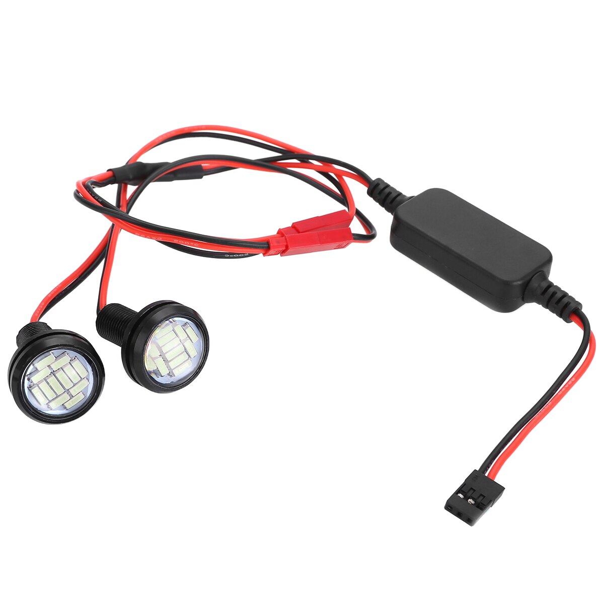 2Pcs/set 3V-12V LED 2W Front Light Headlight Spotlight Blue White Front Lights For 1:10 RC Car Accessories