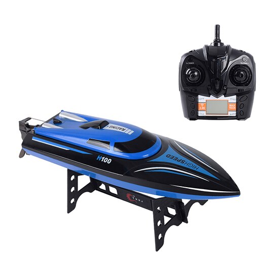 High Speed RC Boat 2.4GHZ 4 Channel 30km/h Radio Remote Control RC Racing Boat Plastic Electric Remote-Control Speedboat for Boy