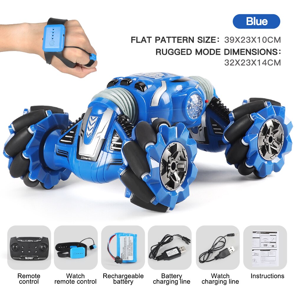 Stunt Gesture Remote Control twisted RC Car Off-Road Vehicle Drift Light Music Drift Dancing Double Side Driving Stunt Car gesto