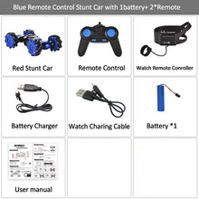 LH-C019S Remote Control Stunt Car Gesture Sensor Control RC Car Off-Road Vehicle Double Side Driving Stunt Car for Kids