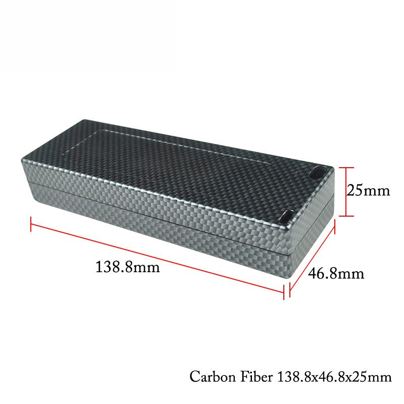Carbon Fiber Hard Case Shealth Orange Banana Mirror Black Hardcase RC Lipo Battery Accessories Wrap 2S 3S 4S 5S 6S Protect Parts