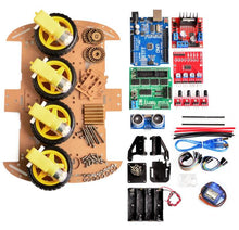 Avoidance tracking Motor Smart Robot Car Chassis Kit Speed Encoder Battery Box 4WD Ultrasonic Module For Arduino kit
