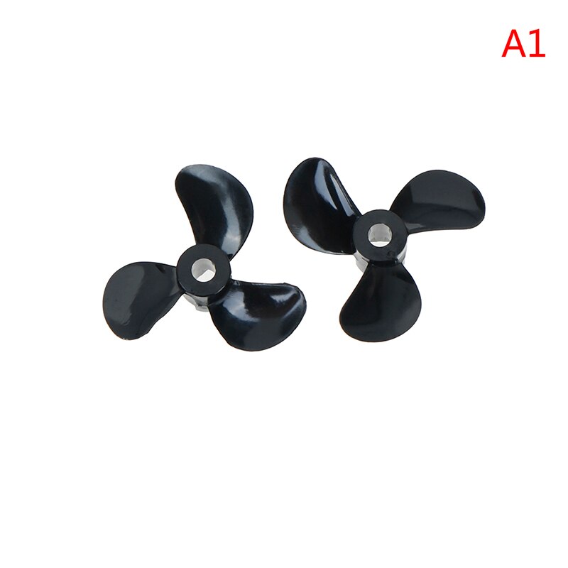 1 pairs High Strength D28/32/36/40/44/48mm 3 Blades 4mm Rc Boat Three Blades Paddle Nylon Boat Propeller Positive &Reverse Screw