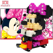 MUMUELI Mini Assembly DIY Cartoon Animation Figure 3D Building Model Kit Blocks for Children Kids Resin Toys Collection DTSET-3