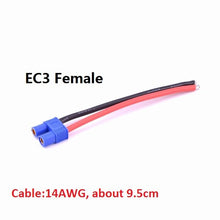 EC3 EC5 To T Deans Plug XT60 Connector Adapter Deans plug 12AWG 14AWG cable wire for RC Lipo ESC Motor Drone