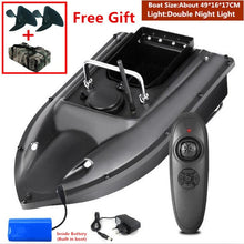 New Function Fixed Speed Cruise Remote Control Fishing Finder Boat 1.5KG 500M Dual Night Light Lure Fishing Smart RC Bait Boat
