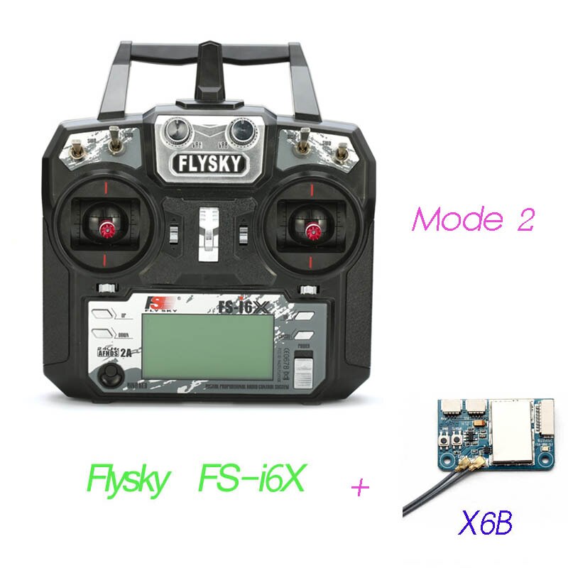 Flysky FS-i6X/FS-i6 2.4GHz 10CH AFHDS 2A Transmitter w/ X6B iA6b i-BUS A8S FS-iA10B Receiver For RC Drone Mode 1 Mode 2