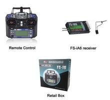 FlySky FS-i6 2.4G 6CH AFHDS RC Transmitter With FS-iA6 FS-iA6B Receiver for Airplane Heli UAV Multicopter Drone
