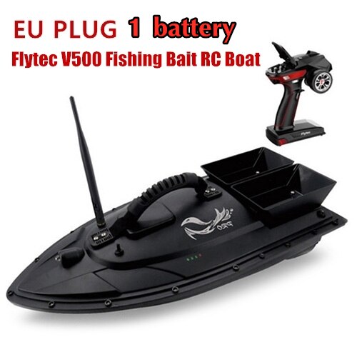 Flytec 2011-5 Fishing Tool Smart RC Bait Boat Toy Digital Automatic Frequency Modulation Remote Radio Control Device Fish Toys