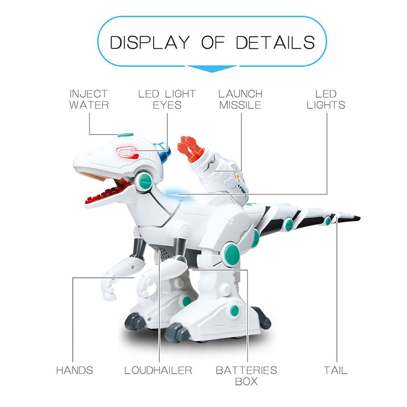 Remote Control Toys Interactive Robots Electric interactive Dinosaurs toys walking Fire Dragon & Dinosaurs For Games Kids Toys