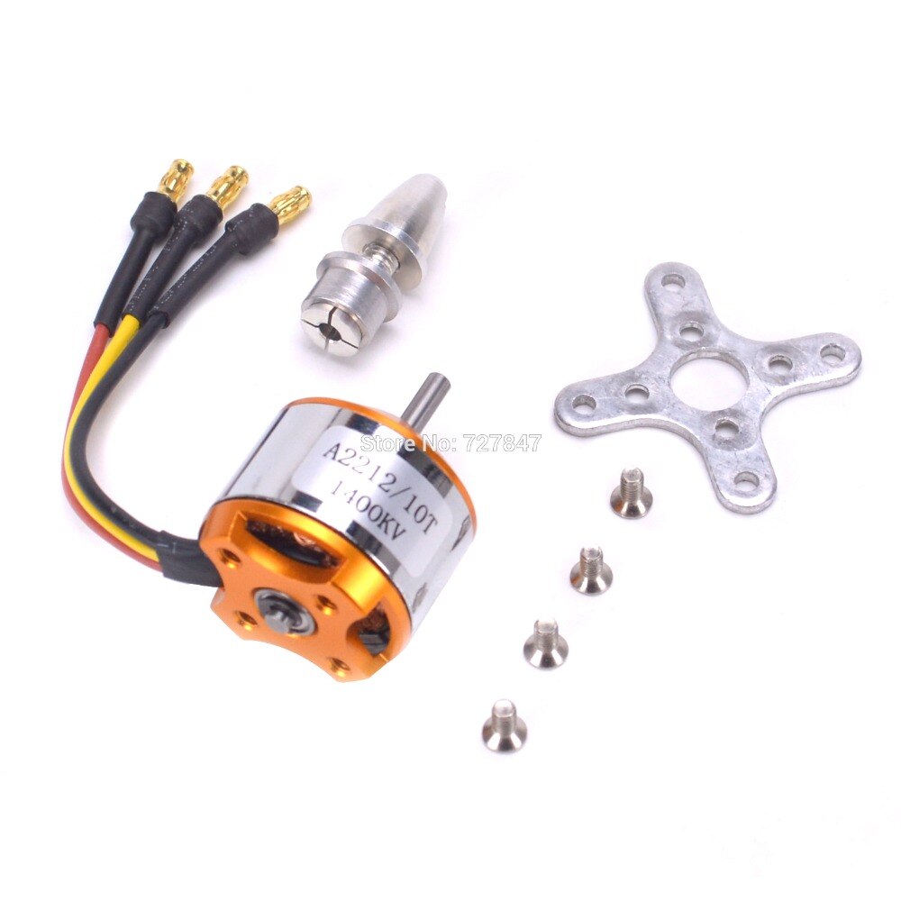 A2212 2212 1400KV Brushless Motor 30A ESC Motor SG90 9G Micro Servo 8060 Propeller for RC Fixed Wing Plane Helicopter