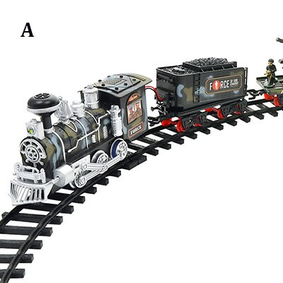 Remote Control Conveyance Car Electric Steam Smoke RC Track Train Simulation Model Rechargeable Set Model Kids Toy