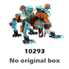 414pcs Sir Fangars Saber-Tooth Walker Ice Tiger Machine Assemble 10293 Building Blocks Movie Bricks Toys Compatible with Lego