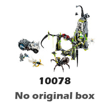 406pcs Spinlyn's Cavern Spider Queen Rhino Bike 10078 Figure Building Blocks Boys Assemble Toys Hobby Compatible With LegoING