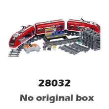763pcs City Remote Control Motorized Passenger Train Locomotive 28032 Model Building Blocks Assemble Toy Compatible With LegoING