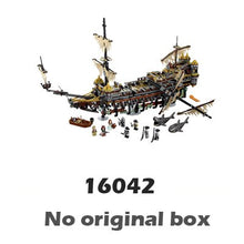 2324pcs Battle Ship Pirates of the Caribbean Silent Mary Flagship 10680 Model Building Blocks Bricks Toys Compatible With Lego