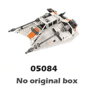 1457pcs Space Wars Snow Speeder Battle Ship Games Pilot Rebel 05084 Model Building Blocks Kids Bricks Compatible with Lego