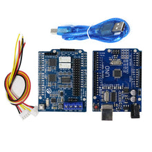 Bluetooth, WiFi, Handle Robot Car Arm Controller Kit for Arduino with UNO R3, Motor Driver Board, WiFi Module, Bluetooth Module