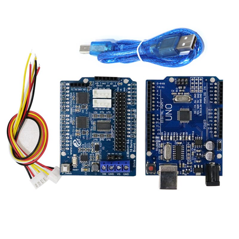 Bluetooth WiFi Handle Car Chassic/Smart Robot Arm Controller Kit Motor Driver Board UNO Board WiFi/Bluetooth Module Handle