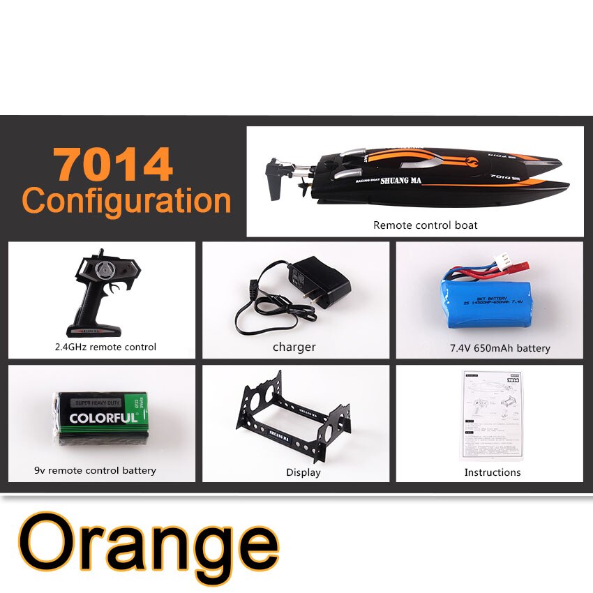 RC Boat DH7014 N800 speedboat remote control yacht cruises motorboat with battery Super water cooled motor toys Gift for kid