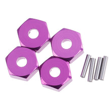 4Pcs/set New Aluminum RC Wheel Hex Nut With Pins Drive Hubs 4P HSP 102042 1/10 Upgrade Parts For 4WD Car Himoto