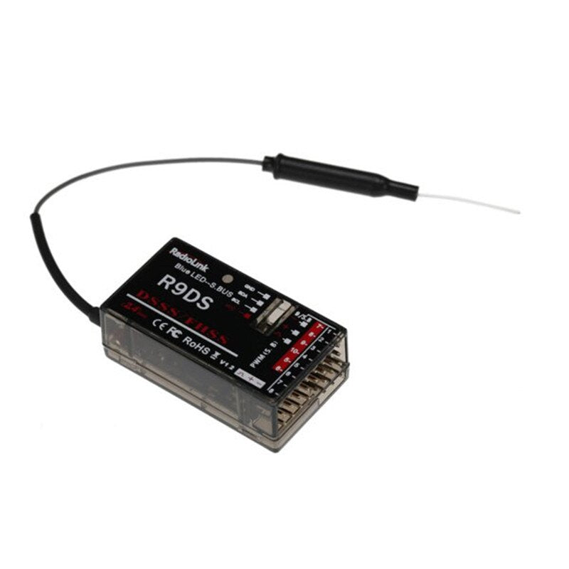 Radiolink 2.4G R9DS R7FG R6FG R6DS R12DS R12DSM R6DSM R4EH RC Receiver for AT9 AT9S AT10 AT10II Transmitter RC Transmitter