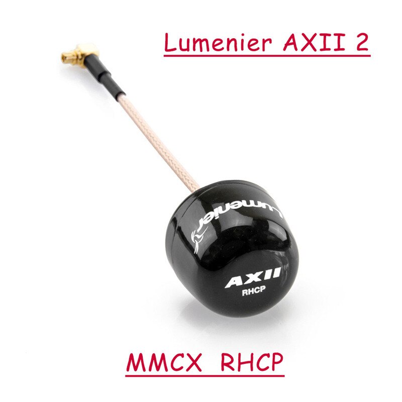 Lumenier AXII 2 5.8GHz 2.2dBi Gain FPV Antenna MMCX/Straight MMCX /U.FL/Right-Angle Stubby/Long Range SMA Antenna RC Drone Accs