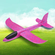 48cm Hand Throw Rc Airplane Rose Red Epp Foam Outdoor Launch Glider Flexible Plane Kids Toy Free Fly Rc Airplane Model