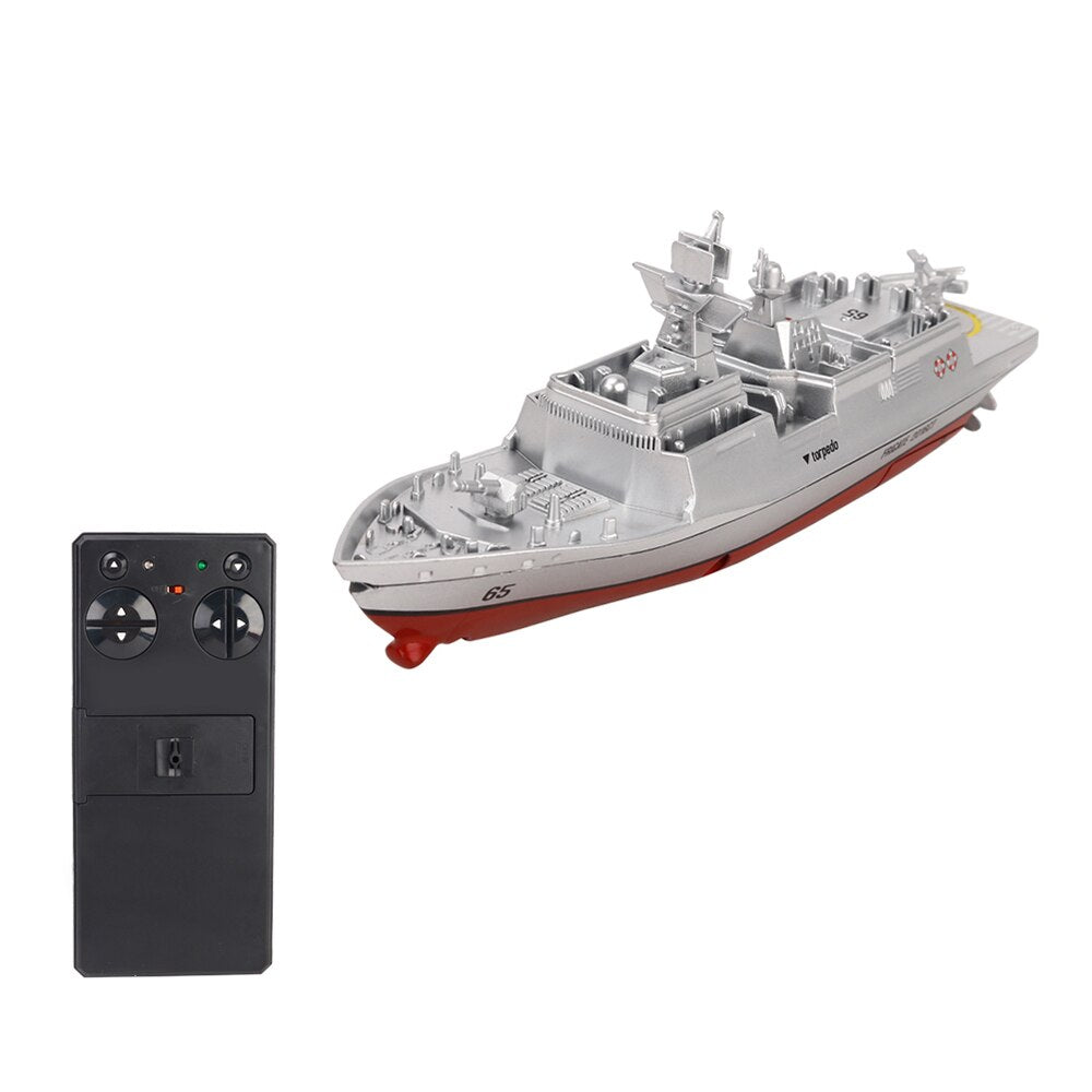 2.4GHz Remote Control Boat Toys Dual-Motor Waterproof Electric Sport Twin Propellers Rc Boat Children Water Games Birthday Gifts