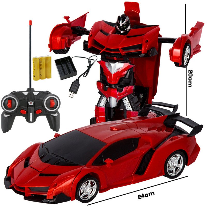 NEW 1:18 CARS Rc Transformer 2 in 1 RC Car Driving Sports Vehicle drive Transformation Robots Models Remote Control Car Toy