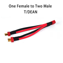 Amass T XT60 Tamiya TRX XT90 EC3 EC5 plug Parallel Series One female to 2 male leads 12awg silicone wire Deans For Lipo Battery