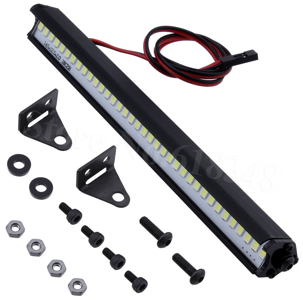 RC Car LED Light Bar 36 Leds for Traxxas Trx-4 Trx4 Axial SCX10 90046 D90 RC Rock Crawler Truck Body Shell Roof Lights