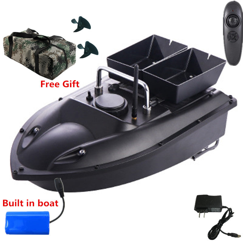 New Update Double Hopper 500m RC Distance 180mins RC Fishing Bait Boat H18 Cruise Control With Free Waterproof Bag VS 2011-5 to