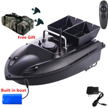New Update Double Hopper 500m RC Distance 180mins RC Fishing Bait Boat H18 Cruise Control With Free Waterproof Bag VS 2011-5 to