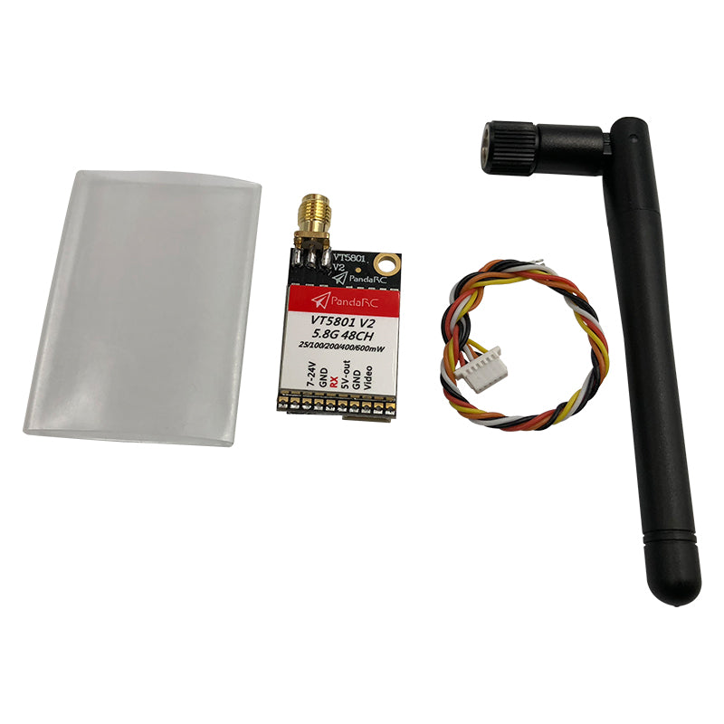 PandaRC VT5801 V2 VT5805 VT5804 FPV Video Transmitter 5.8G 48CH 25/100/200/400/600mW Switchable OSD adjustable SMA MMCX VTX