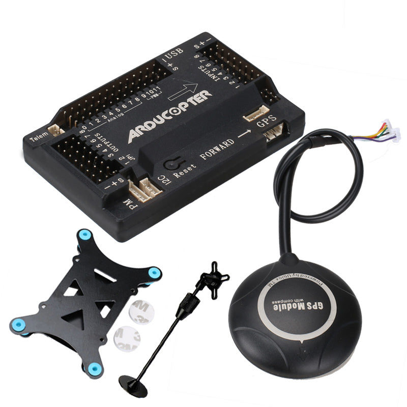 APM2.8 APM 2.8 flight controller Ardupilot +7M GPS built-in compass +gps stand+shock absorber for RC Quadcopter Multicopter