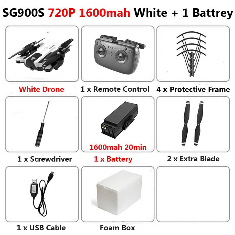 SG900-S SG900S GPS Foldable Profissional Drone with Camera 1080P HD Selfie WiFi FPV Wide Angle RC Quadcopter Helicopter Toys F11