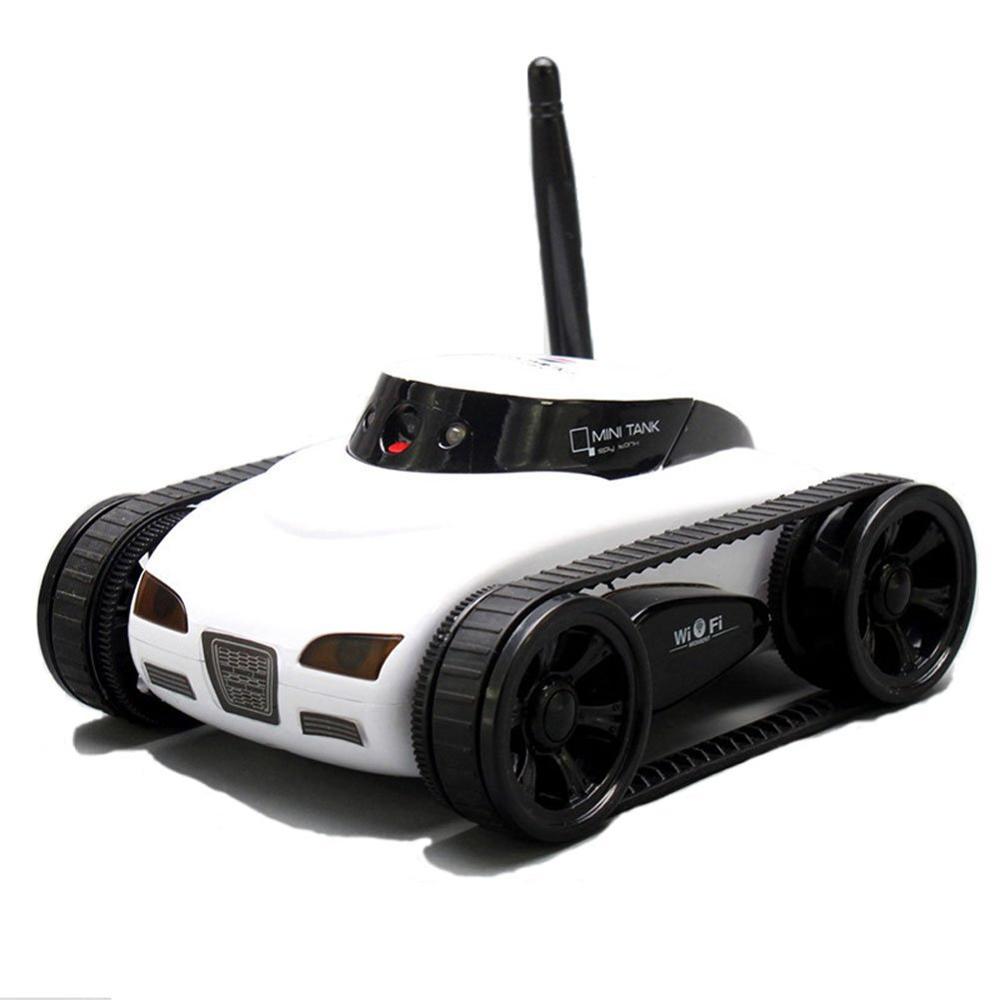 FPV iSPY WIFI Real-time Transmiss Mini RC Tank HD Camera Video Remote Control Robot Car Intelligent IOS Anroid APP Wireless Toys