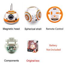 Star Wars Robot Intelligent Upgrade RC BB8 With Sound Action Figure Gift Toys BB-8 Ball Robot 2.4G Remote Control Toys For Child