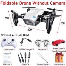 S9 S9W S9HW Foldable RC Mini Drone Pocket Drone Micro Drone RC Helicopter With HD Camera Altitude Hold Wifi FPV FSWB