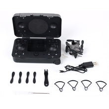 2.4G WIFI DH-120 Luggage drone mini folding quadcopter remote control altitude hold real-time transmission fpv 4-axis RC drone