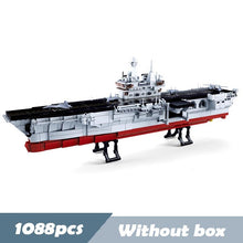 Submarine Military Ship Aircrafted Carrier Warship Battle Cruiser Frigate Model Building Blocks Bricks Toys Compatible Legoes