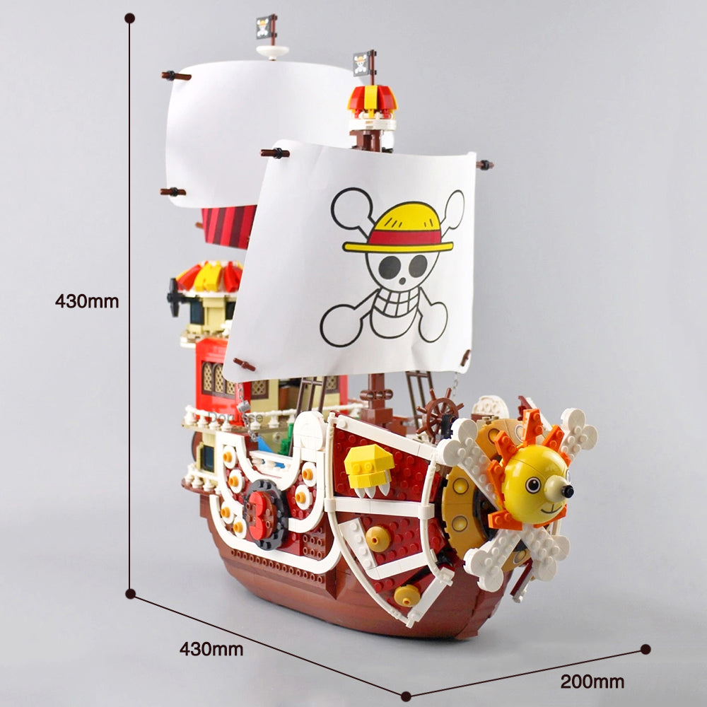 ONE PIECE The THOUSAND SUNNY Pirate Ship Japan Anime compatible legoingly Brick Building Blocks Figure Toys For Kids Gift