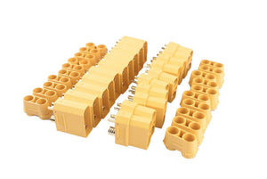 10 pairs 20pcs Amass XT90-S Anti-Spark XT90 Deans Male Female Bullet Connectors Plugs with cover cap for RC drones trains boats