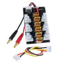 Lipo Charger Adaptor Board Plate 1S-3S XT30 Plug Parallel for 1S 2S 3S LiPo Batteries Compatible with 6pcs XT30 to JST Cable
