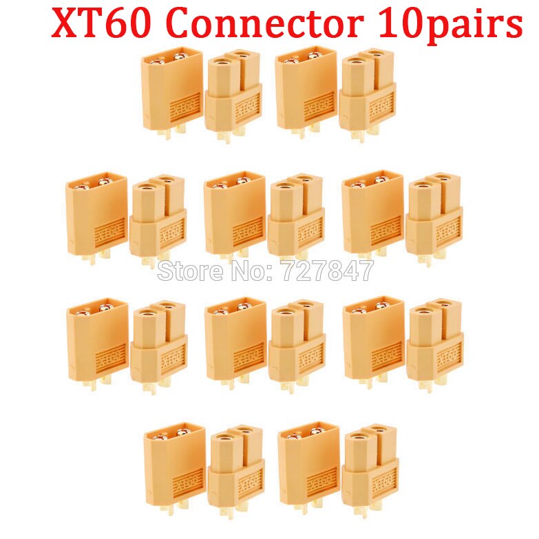 20pcs(10 pairs) High Quality XT30 XT30U XT60 XT60H XT60L XT60PW XT90 XT90S Connector plug for Battery quadcopter multicopter