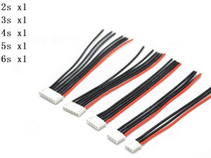 1s 2s 3s 4s 5s 6s 22AWG Cable 10CM (100MM) RC Lipo Battery Charger Wiring 7.4v 11.1v 14.8v 22.2v For IMAX B3 B6 Balance Charger