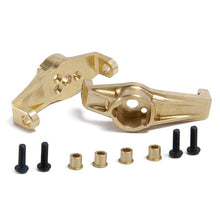 YEAHRUN 1Pair Heavy Duty Brass Front Hub Carrier for Traxxas TRX4 1/10 RC Crawler Counterweights