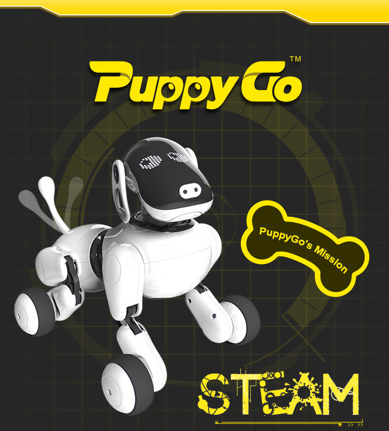 HeLicMax AI Dog Robot Toy 1803 APP Control Bluetooth Connection Smart Electronic AI Pet Dog Toy For Your Famliy and Friends